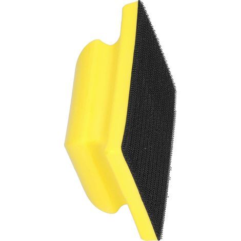 Handschleifklotz – Klettverschluss – quadratische Trägerplatte – Schleif-/Poliermaschine (1/5)