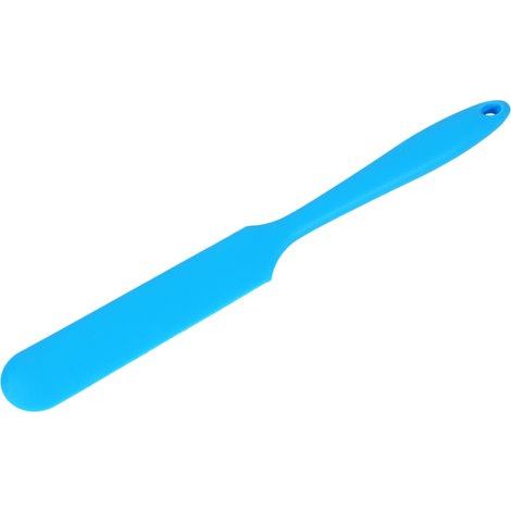 Pinceau et spatule silicone bleu pour gâteau, crème, beurre, mélange de pâte, racloir de cuisson (1/5)