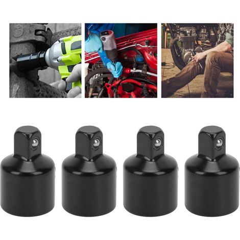Adaptateur de douille pour clé à cliquet vers volant moteur moyen 3/8 vers petit volant moteur 1/4 (1/5)