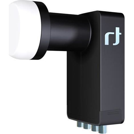 Tête LNB universelle - INVERTO - IDLB-QUTL 40 UNI-QUATTRO - 4 ports RF - Gain 60 dB - 10.7-11.7 GHz