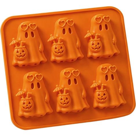 Eiswürfelform Halloween Backwerkzeug Feiertags Backform für Bäcker, Eltern, Hobbyisten, Entertainer, Hausbesitzer, Barkeeper, Party, Home-Office, Appartement (1/5)