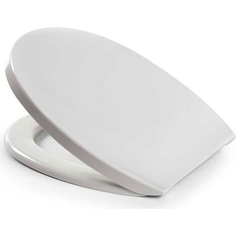 Copriwater Universale Copri WC Coprivaso Chiusura In Duroplast Sedile 37x45x35cm (1/2)