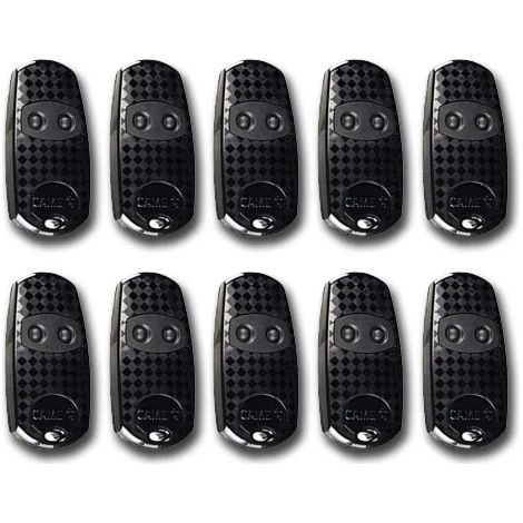 Came – Lot de 10 télécommandes 2 canaux 433,92 MHz – Modes TOP et TAM – 4096 combinaisons – Compatible TOP-432NA, TOP-432EV, TOP-432EE - CAME 10 X