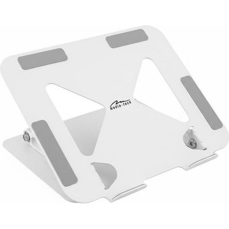 Support Pour Ordinateur Portable - Acier Carbone Et Aluminium - Réglage Polygonal - Pliable - Hauteur Max 17 Cm - Convient 10 À 17 Pouces (1/5)