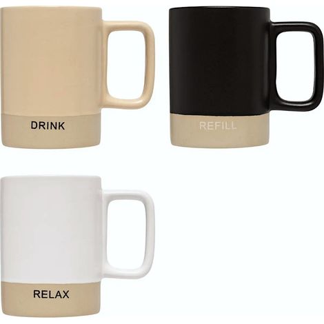 Mug Luca 36 cl aus hochwertiger Keramik in bunten Farben