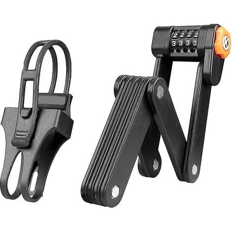 serrure Combinaison De Vlo Portable Pliante Antivol En Acier Alli S 4 Serrure Combinaison Cadran Numrique (1/5)