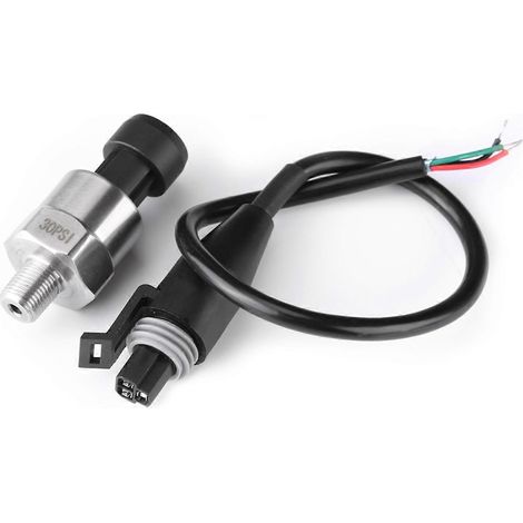 Druckmessumformer-Geber-Sensor aus Edelstahl für Öl, Kraftstoff, Luft, Wasser (30 PSI)