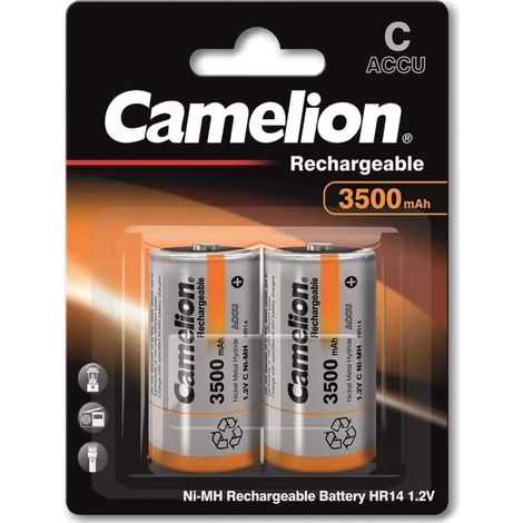 CAMELION NiMH-Baby-Akku 3500 mAh, 2 Stück (1/3)