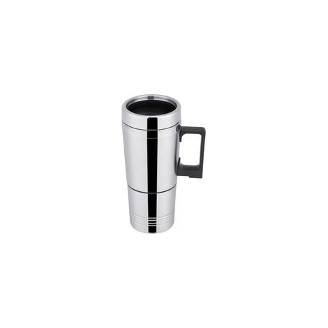 Bouilloire à Eau Chaude électrique, 12 v 300 ML Portable en Acier Inoxydable Voiture cafetière Chauffage Tasse à Boire Bouteille(12V) (1/5)
