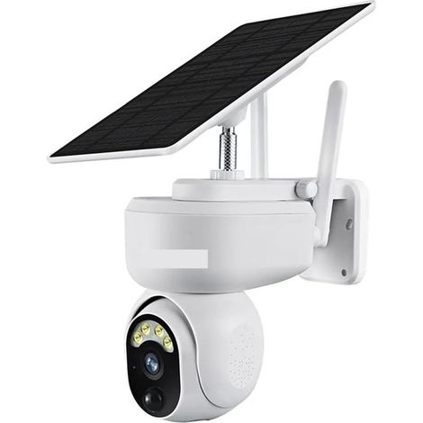 Caméra de sécurité à Domicile Caméra Solaire 4G Polyvalente extérieure 4MP 2K sans Fil PTZ détection de Mouvement caméra de sécurité Audio bidirectionnelle intérieure(4MP WiFi Add 128G) (1/5)