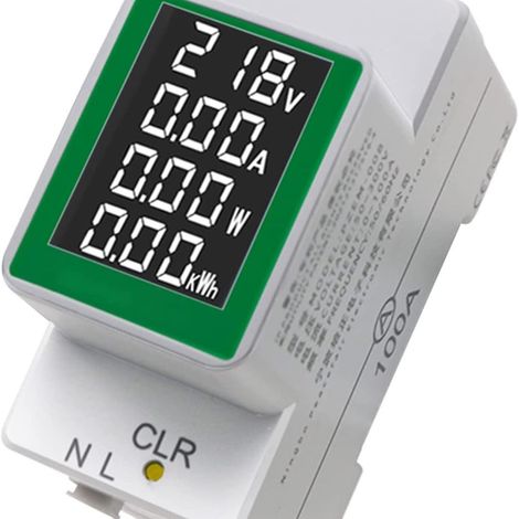 Compteur électrique, wattmètre, multimètre PZEM-008, compteur électrique AC50-300V/100A, ampèremètre numérique-AquaForge (1/5)
