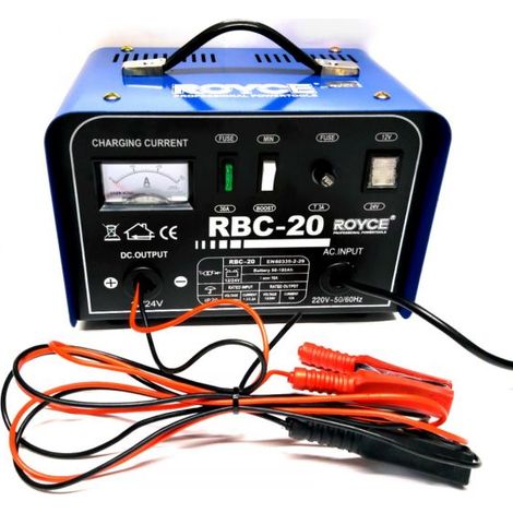 CARICABATTERIA 20A 12-24V AUTO MOTO CAMION CAMPER BARCA CARICA BATTERIE