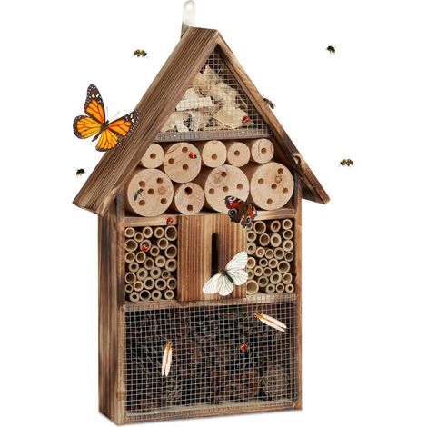 Hotel para insectos de 50 cm