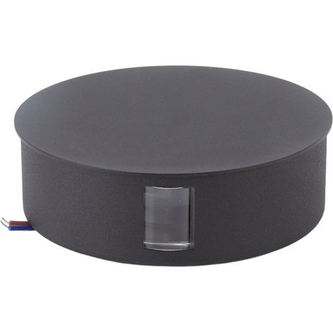Applique murale LED moderne en aluminium pour extérieur, idéale pour jardin, couloir ou chambre. 6W AC85-265V, noir. (1/5)