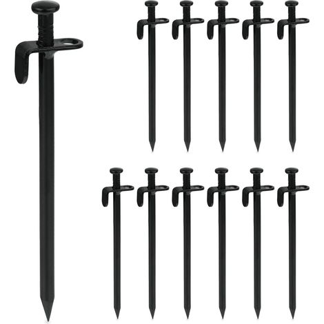 Set of 12 tent pegs