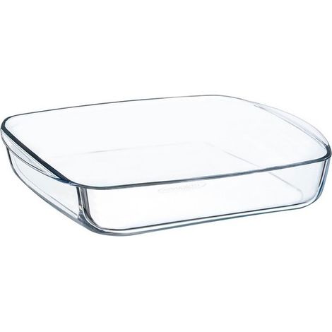 Plat cuisson carré en verre - 21cm - Ô Cuisine (1/2)