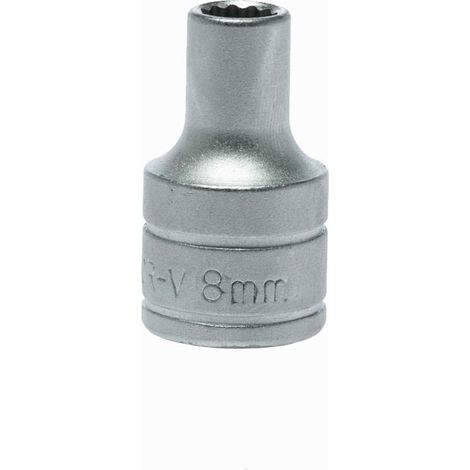 Llaves de vaso bihexagonales 1/2" 8 mm TENGTOOLS 74310038 (1/2)
