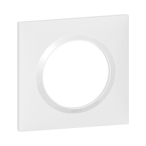 LEGRAND - Plaque carrée dooxie 1 poste finition blanc