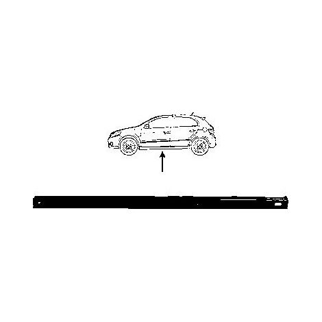 Bas de caisse gauche intérieur inférieur Volkswagen Touran 1 2003-2010