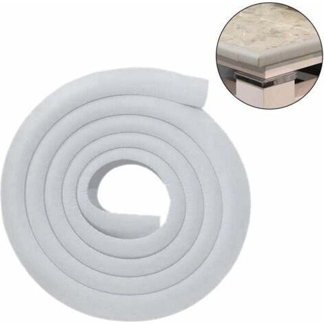 Corner Protectors for Kids 2M L Shape Safety Strip Table Edge Guard Baby Safety Thick Soft Non-Toxic Rubber Cushion Protector with 4M Adhesive Sticker (Gray)-Fei Yu (1/4)