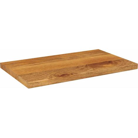 Tischplatte 40x30x2,5 cm Rechteckig Massivholz Mango (1/5)
