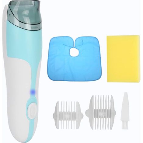 Cortapelos eléctrico eficiente para bebés, cortapelos portátil e impermeable para uso doméstico, calidad IPX7, batería de litio: perfecto para madres primerizas. (1/5)