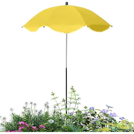 Parasol de jardin pour plantes - Parasols anti-UV UPF50+ : abri pliable, réutilisable et portable pour plantes en pot dans le jardin et sur la pelouse (1/5)