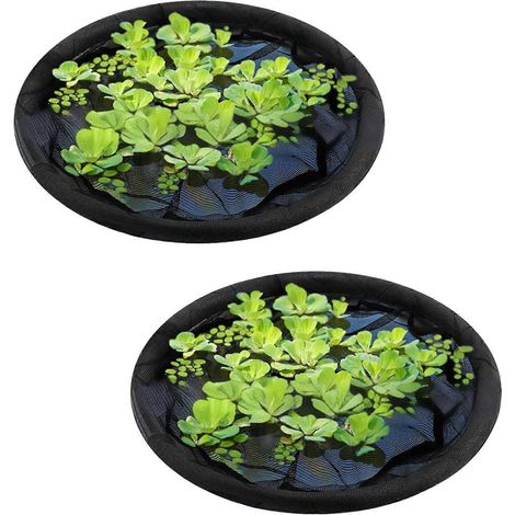 Couverture flottante respirante pour plantes de bassin, filet de protection nécessitant peu d'entretien, protège les poissons et les plantes, 60 cm x 60 cm (1/5)
