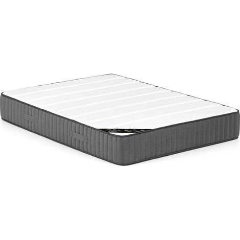 Matelas 120 x 190 cm hybride ressorts ensachés 7 zones et mousse haute résilience ép.26cm - AUDACE de PALACIO (1/5)