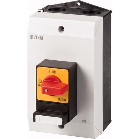 Inter. anti-panique tripolaire 25 A cadenassage à accrochage en saillie 000207307 EATON P1-25/I2/SVC(S)-RT