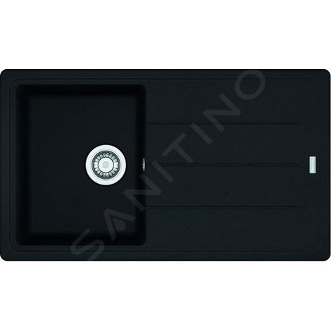 Franke Basis - Évier en fragranit BFG 611-86, 86x50 cm, noir mat 114.0661.512 (1/4)