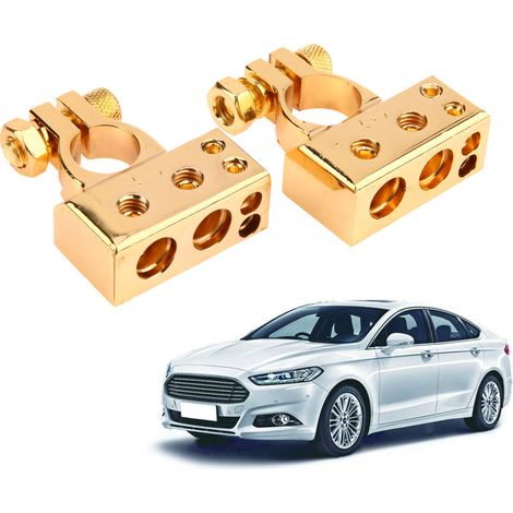 YD181 Car battery connector with gold-plated metal positive and negative terminals