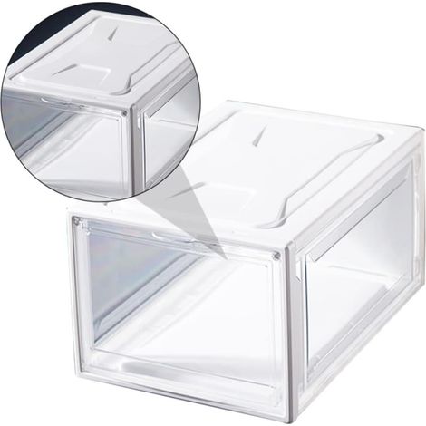 Transparenter Sneaker-Organizer, viel Stauraum, geruchsneutral, für Zuhause