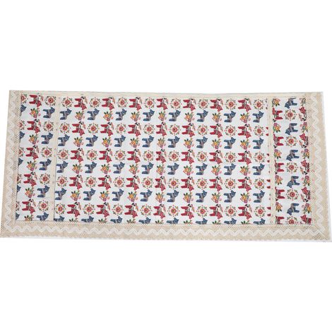 Housse de réfrigérateur anti-poussière en dentelle avec sac de rangement, housse anti-poussière pour machine à laver. (1/5)