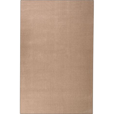 Tappeto moderno in poliestere a pelo lungo, tuftato a macchina, rettangolare, 200 x 300 cm, beige sabbia, Demre (1/5)