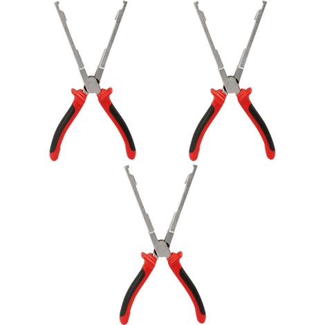 3Pièces Pince De Réparation Bougie Préchauffage Acier Rouge Portable (1/2)