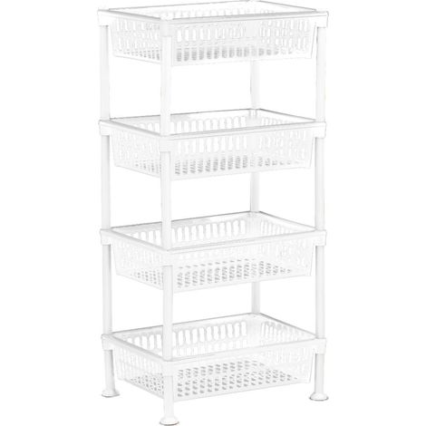 Clever Clean - Carro de cocina - 4 cestas