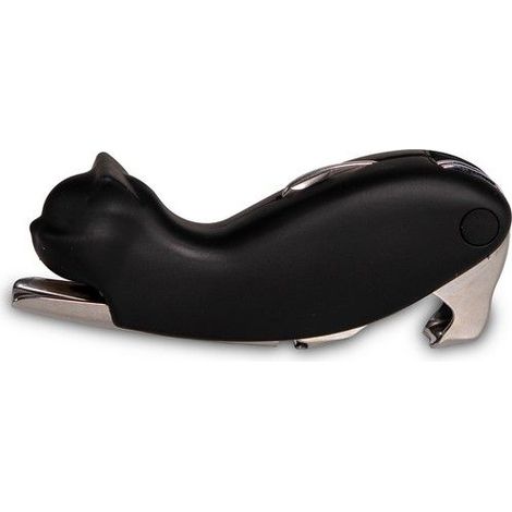 WD LifeStyle Apribottiglie Gatto Nero – Accessorio Cucina Originale Idea Regalo (1/2)