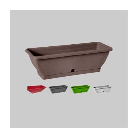 Fioriera con sottovaso venezia 50cm avana