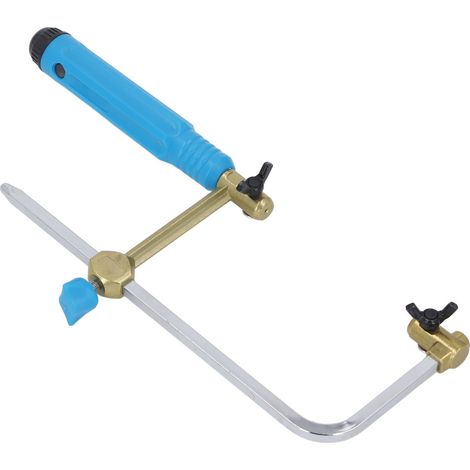 Kit de scie à chantourner à coupe rapide pour le travail du bois, scie à main de 70 mm avec 8 lames pour la fabrication d'objets artisanaux en métal, bois et plastique. (1/5)
