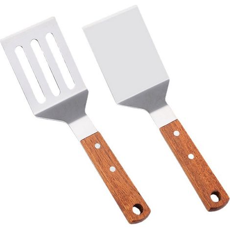 Grattoir à barbecue en acier inoxydable, ensemble de grattoirs, grattoir pour barbecue et gril de cuisine (1/5)