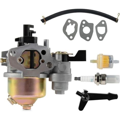 Carburador GX160 para motores GX200, GX120, GX140, GX160 y GX168 de 5 HP, 5,5 HP y 6,5 HP. Reemplazo 16100-ZH8-W61, 17210-ZE1-517, 16100-ZH7-W51. (1/5)