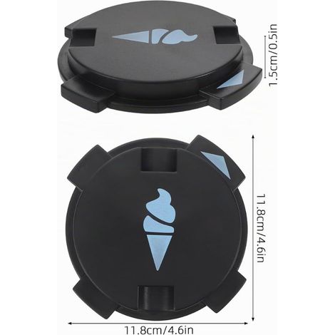 Nc701 Ice Cream Maker Tank Dust Cover Waterproof Heat Resistant Plastic Accessory Protection for Ice Maker Yogurt Maker (1/4)
