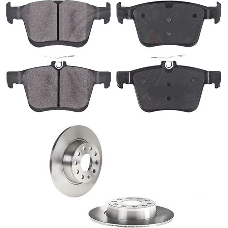 KIT FRENI POSTERIORI compatibile con SKODA KAROQ (NU7) - DISCHI + PASTIGLIE OEM: P 85 125 / 18117 , 18589 /SOSTITUZIONE DIRETTA/BASSA POLVERE/SILENZIOSO