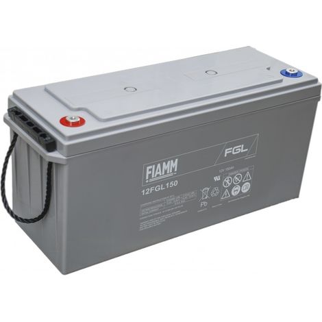 Batteria al piombo ermetica 12V 150Ah - Fiamm 12FGL150