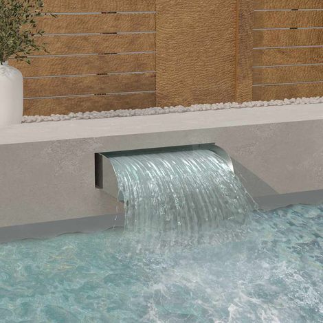 Cascata 60x34x14 cm in Acciaio Inox 304 vidaXL