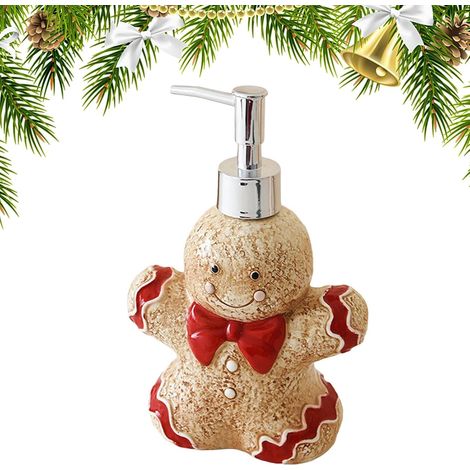 Soap Dispenser Gingerbread Soap Dispenser Christmas Liquid