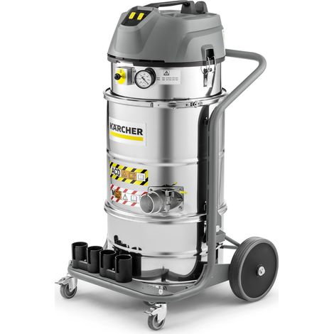 KARCHER Aspirateur Industriel IVM 40 24-2 M ACD 99907600 Monophase, Cuve de 40 L en Inox, Classe de Poussiere M, Puissance de 2.3 kW, Garantie 2 ans