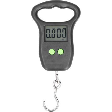 Balance électronique portable de poche pour hameçons, balance numérique à suspendre pour sac de pêche ou bagage. (1/4)