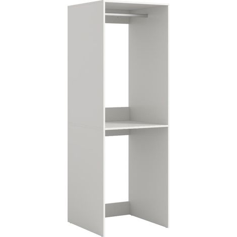 Free Waschmaschinenschrank 2 Regale Weiß.